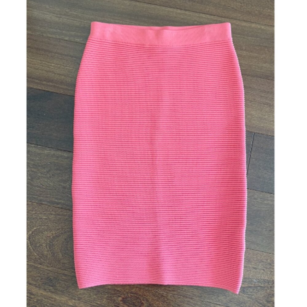 Jonathan Simkhai Coral Ribbed Bodycon Skirt | Size XS